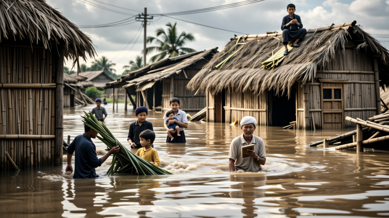MALANG! Banjir Besar 1926 Runtuhkan Seluruh Kampung, Ratusan Maut Dipercayai Timbus
