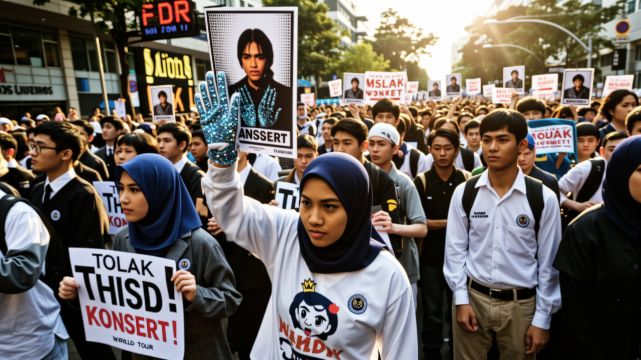 Kisah Michael Jackson dan Bantahan Mahasiswa Malaysia: Konsert yang Menggegarkan