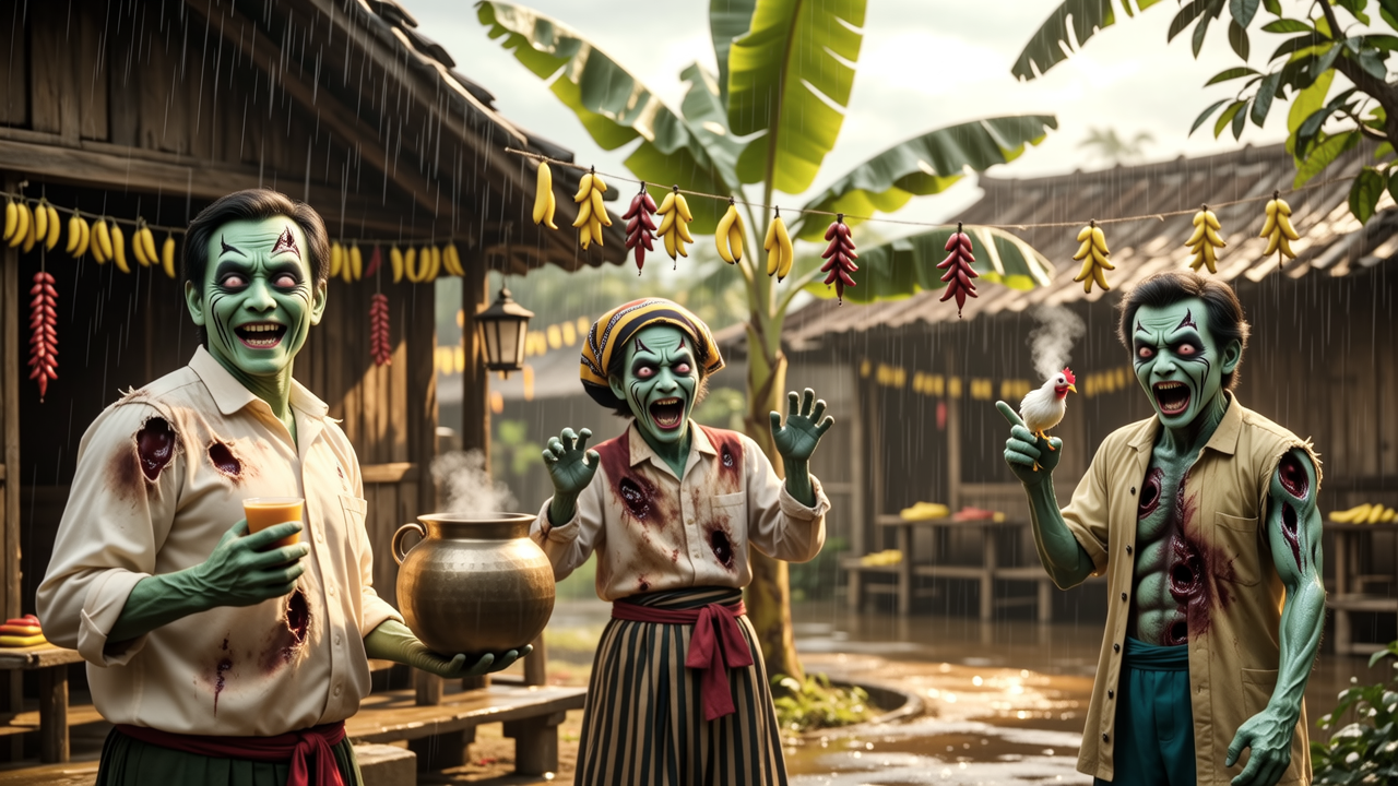 Zombie Kampung Pisang: Filem Evergreen yang Menggabungkan Seram dan Komedi